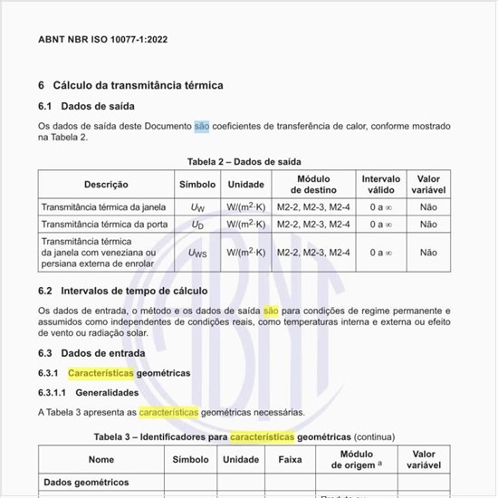 Quais são os identificadores para características geométricas?