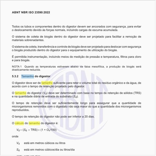 Como se faz o cálculo do tamanho do digestor?