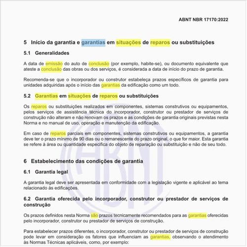 Quais são as garantias em situações de reparos ou substituições?