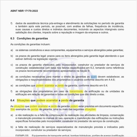 Quais são as situações que podem acarretar a perda da garantia?