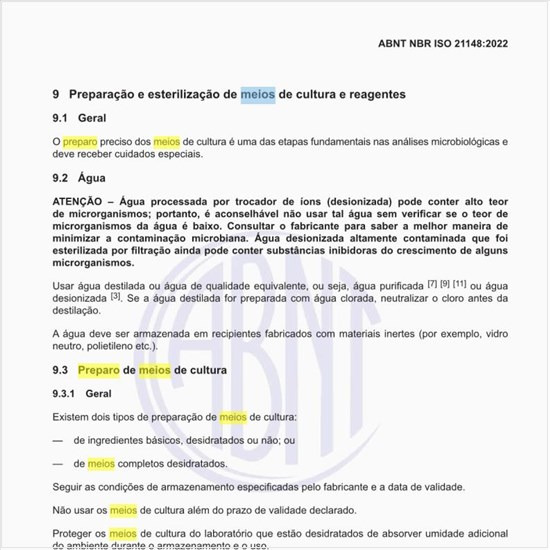 Como executar o preparo dos meios de cultura?