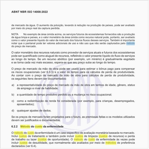 O que é o método do custo da enfermidade?