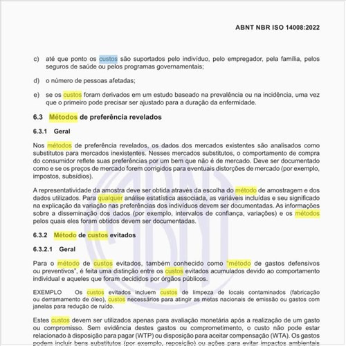 Qual é o método de custos evitados?