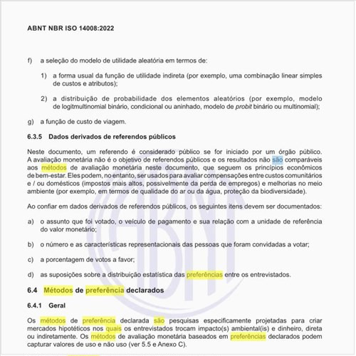 Quais são os métodos de preferência declarados?