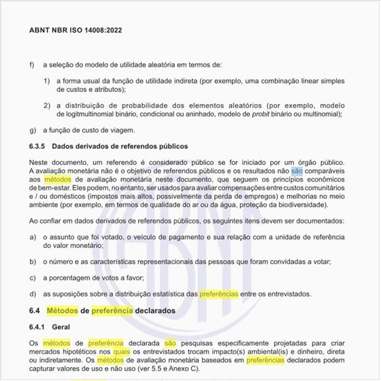 Quais são os métodos de preferência declarados?