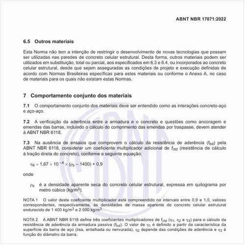 Como deve ser entendido o comportamento conjunto dos materiais?