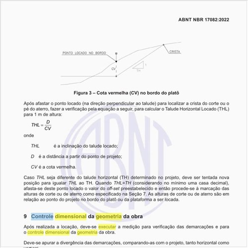 Como executar o controle dimensional da geometria da obra?