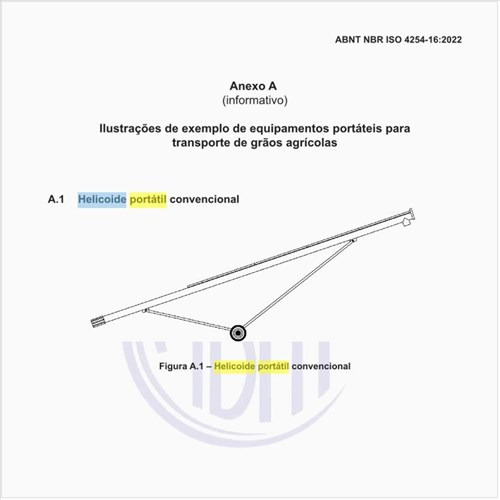 Como pode ser ilustrado um helicoide portátil convencional?