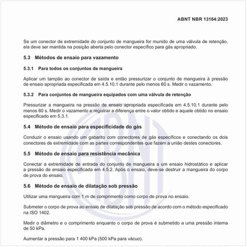 Quais são os métodos de ensaio para vazamento?