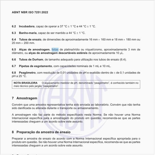 Como deve ser feita a amostragem?