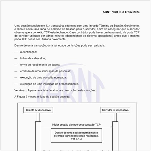 Como deve ser o fluxo da sessão?