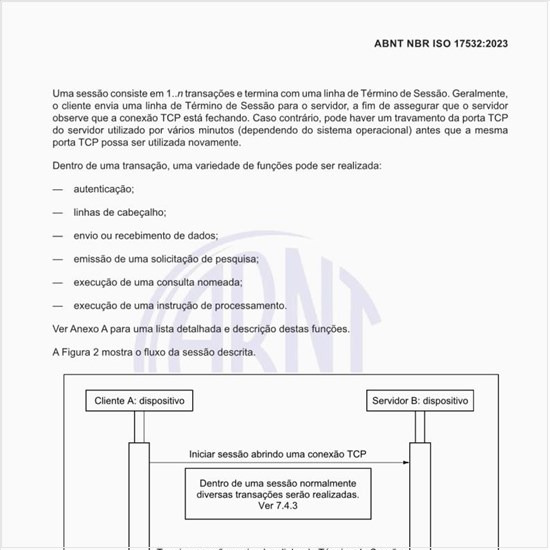 Como deve ser o fluxo da sessão?