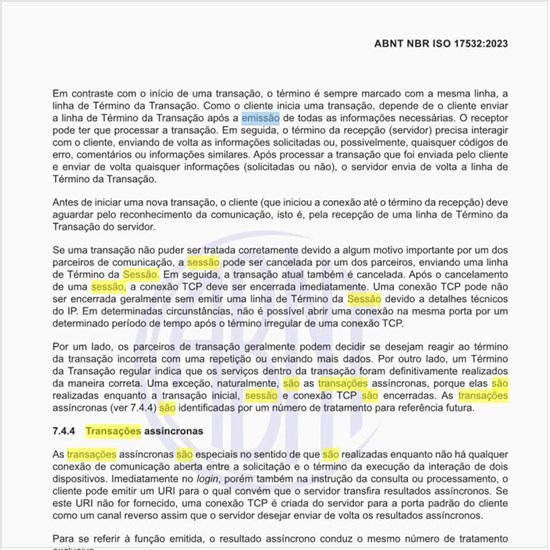 Como são as transações assíncronas?