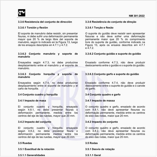 Quais devem ser as características das rodas?