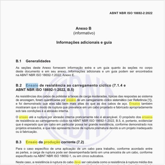 Como deve ser feito o ensaio da produção corrente?