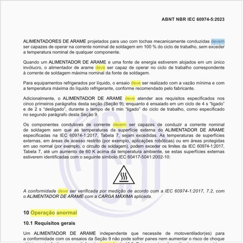 O que se deve fazer em caso de operação anormal do equipamento?