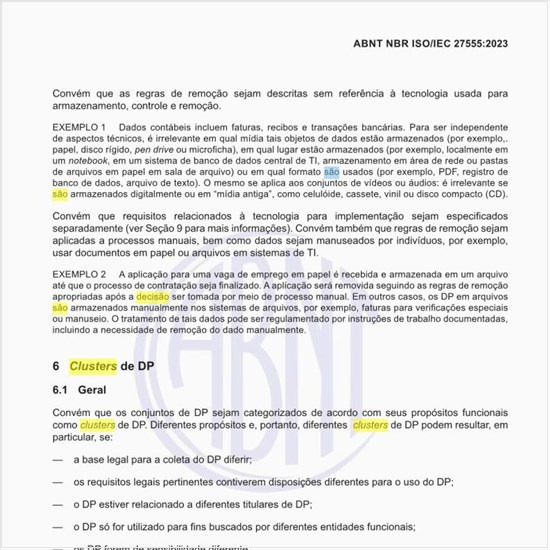 O que são os clusters de DP?