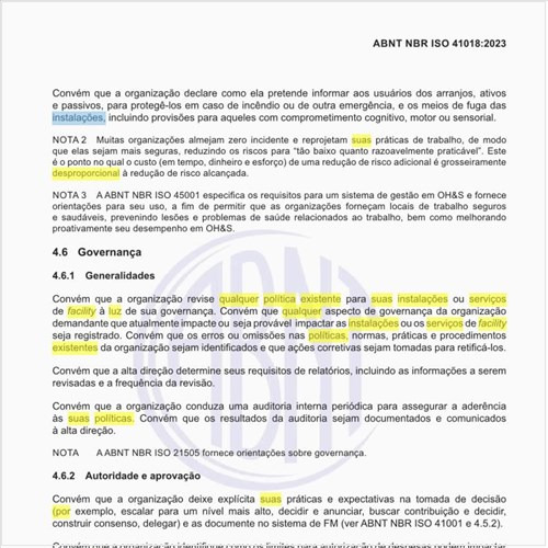 Por que revisar qualquer política existente para suas instalações ou serviços de facility à luz da governança?