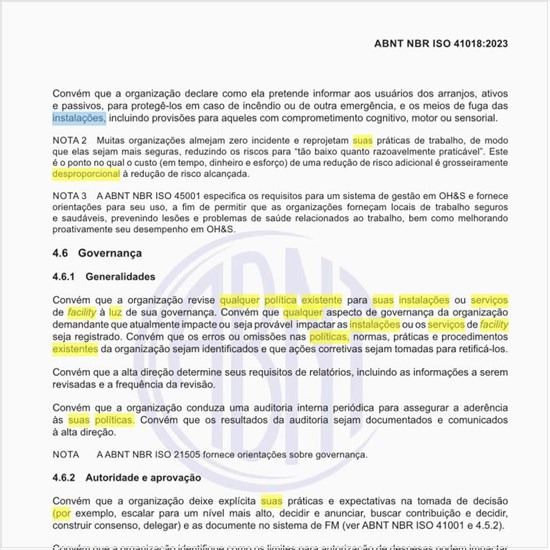 Por que revisar qualquer política existente para suas instalações ou serviços de facility à luz da governança?