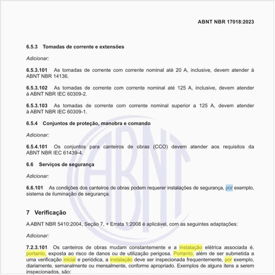 Por que submeter a instalação a uma verificação inicial e periódica?