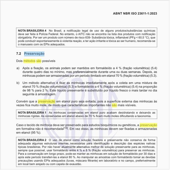 Quais são os métodos para a preservação dos animais?