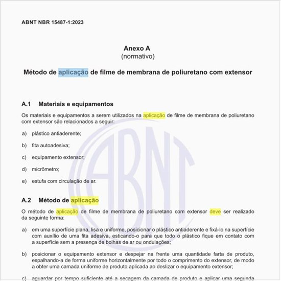 Como deve ser executada a aplicação do produto?