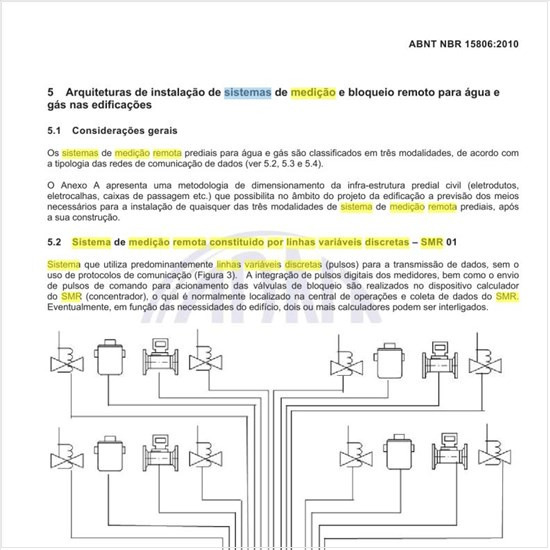 Como representar um sistema de medição remota constituído por linhas variáveis discretas – SMR 01?