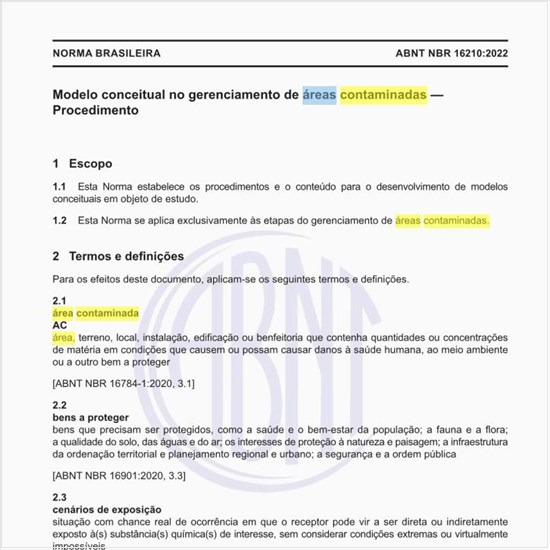 O que é uma área contaminada (AC)?