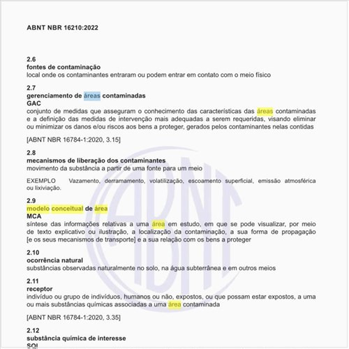 Como executar um modelo conceitual de área (MCA)?