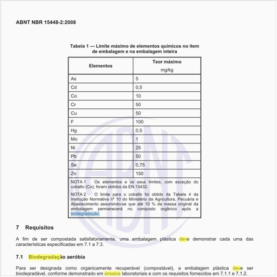 Como deve ser feito o ensaio de biodegradação aeróbia?