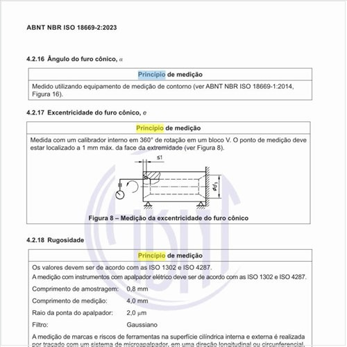 Qual o princípio para medir a rugosidade?