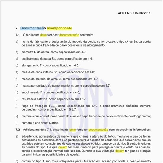 Qual deve ser a documentação acompanhante do produto?