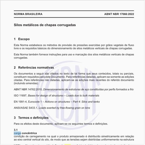 O que é uma carga concêntrica?