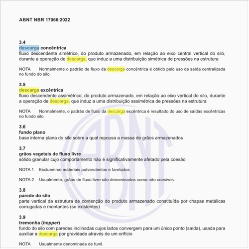 O que representa a descarga concêntrica?