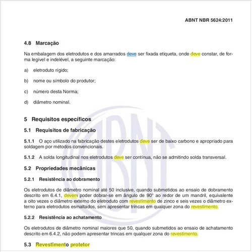 Como deve ser executado o revestimento protetor de zinco?