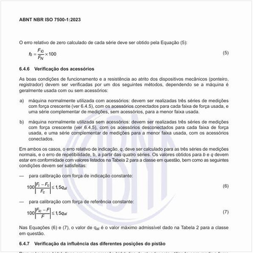 Como fazer a verificação dos acessórios?
