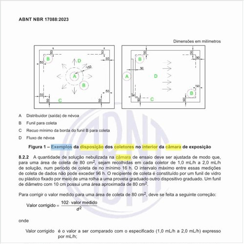 Quais podem ser os exemplos da disposição dos coletores no interior da câmara de exposição?