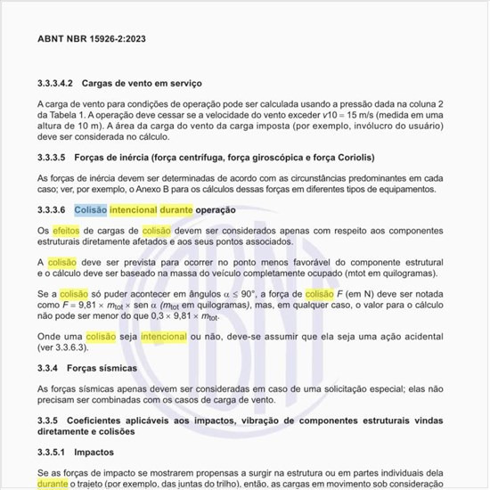 Quais os efeitos da colisão intencional durante a operação?