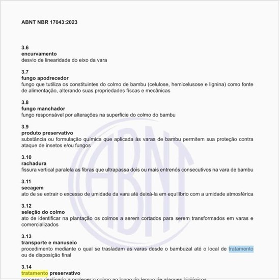 O que é o tratamento preservativo?