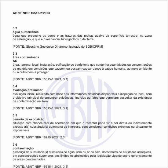 O que é uma área contaminada (AC)?