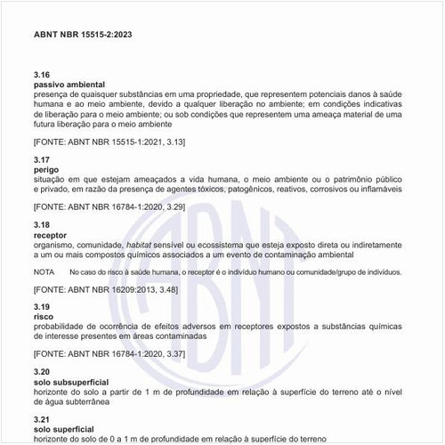 Como se define o passivo ambiental?