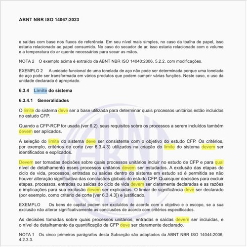 Qual deve ser o limite do sistema?