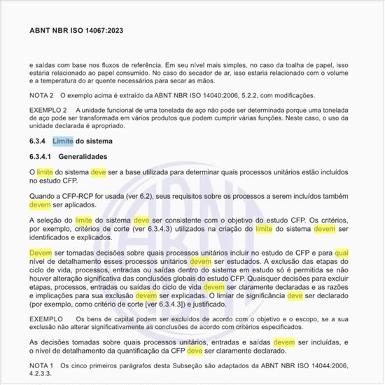 Qual deve ser o limite do sistema?