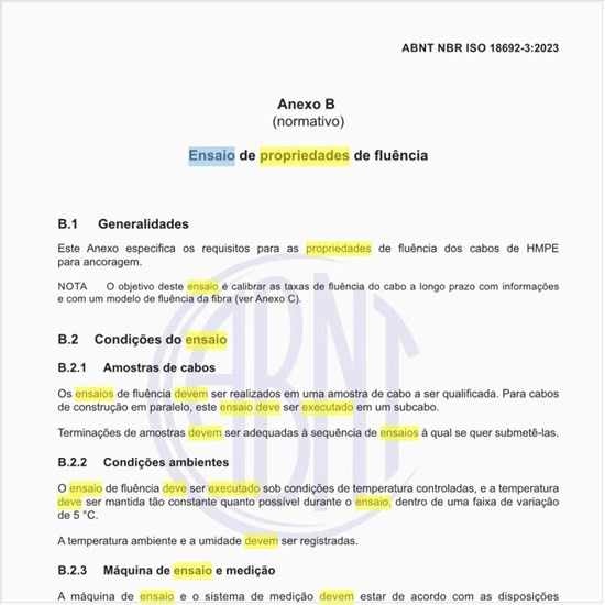 Como deve ser executado o ensaio de propriedades de fluência?