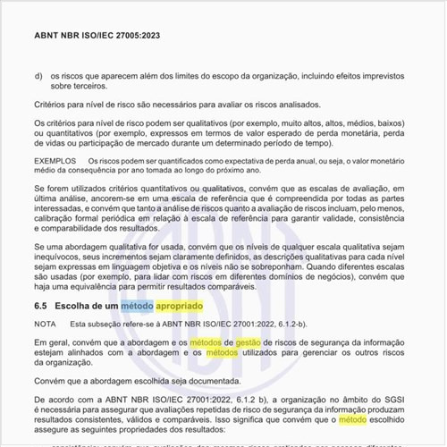 Como escolher um método apropriado de gestão de risco?
