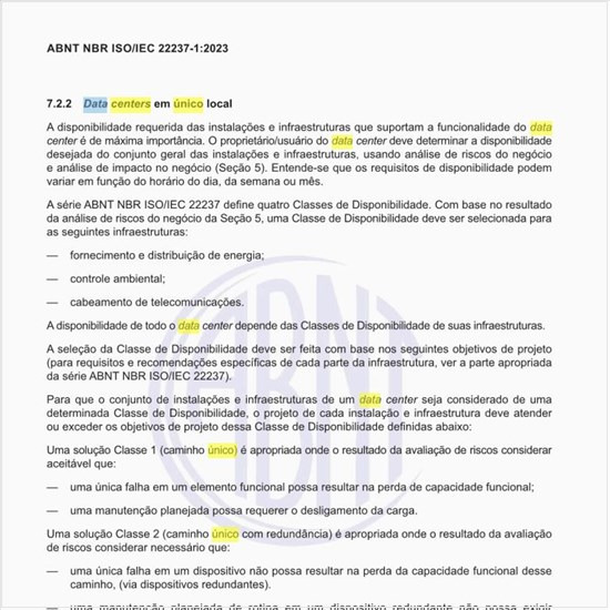 Como são os data centers em único local?