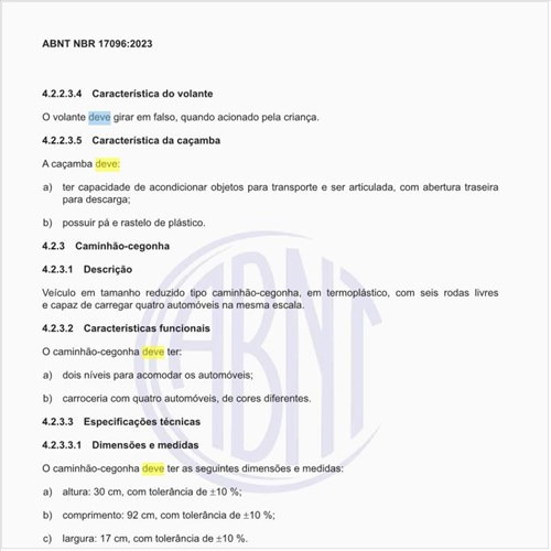 Como deve ser fabricado o caminhão-cegonha?