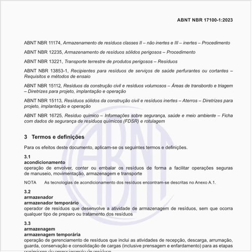 O que é a armazenagem?