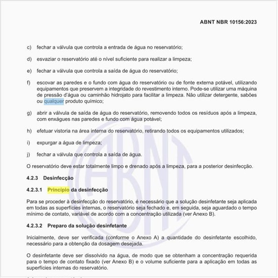 Qual é o princípio da desinfecção?
