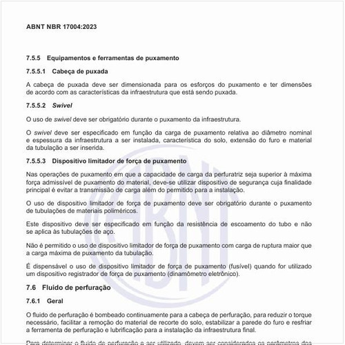 Como deve ser usado o fluido de perfuração?